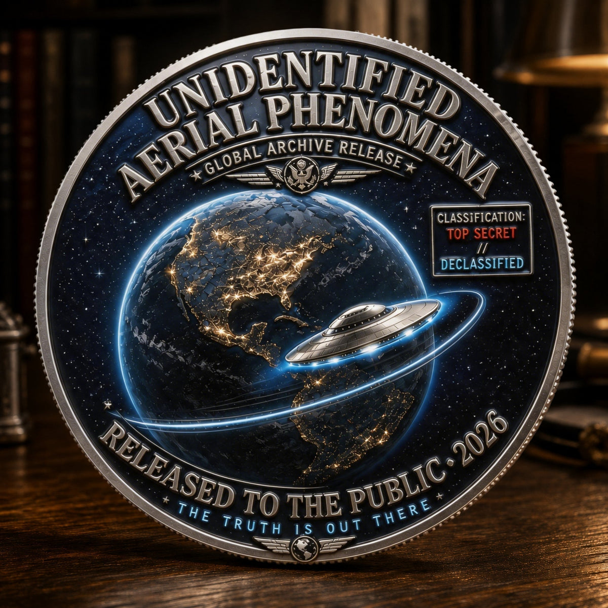 CosmicTruth - UFO Disclosure 2026 Commemorative Coin – image 2