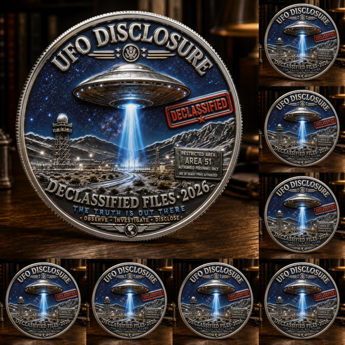 CosmicTruth - UFO Disclosure 2026 Commemorative Coin – image 3