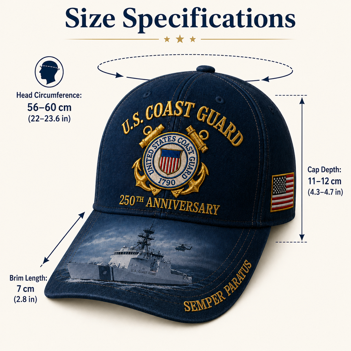 MarinerValor – Patriotic Anniversary Commemorative Cap – image 6