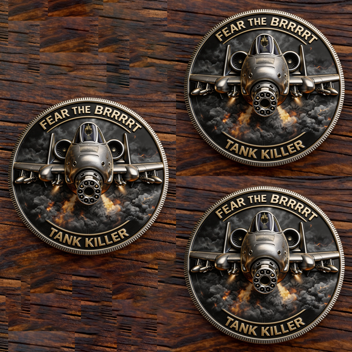 ThunderStrike – A-10 Warthog Legacy Coin – BUY 2 GET 1 FREE -3 Coins