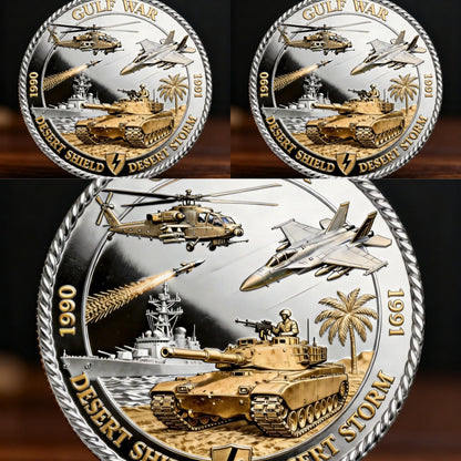 PatriotHonor – 35th Anniversary Desert Storm Commemorative Coin – BUY 2 GET 1 FREE(3 Coins-Hot Sale)