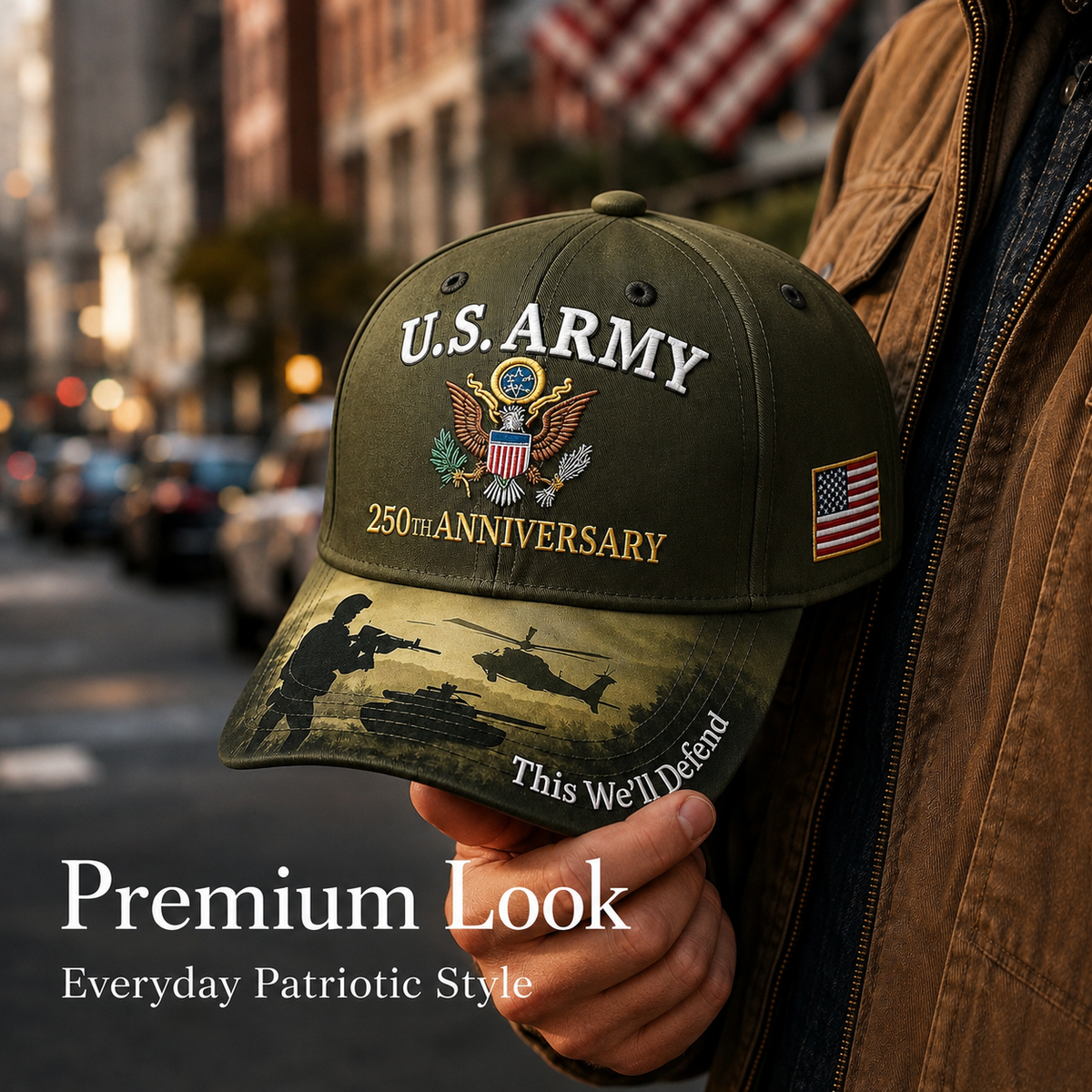 HonorStitch - 250 Years Army Anniversary Cap – image 5