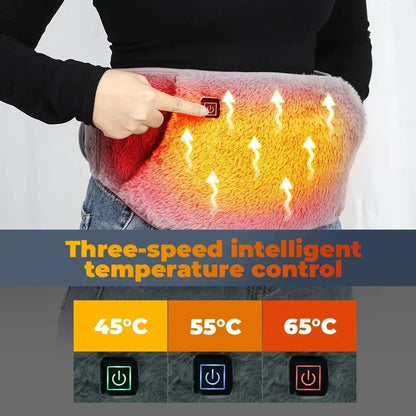 ComfortGlow – Adjustable Heat Therapy Waist Belt – Gray