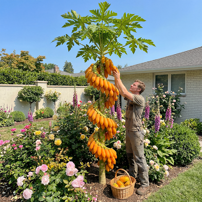 DragonHarvest – Rare Dragon Claw Papaya Seedlings – image 4