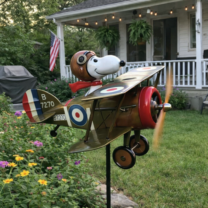 Pilot SNPY Garden Windmill – Classic Snoopy Flyer