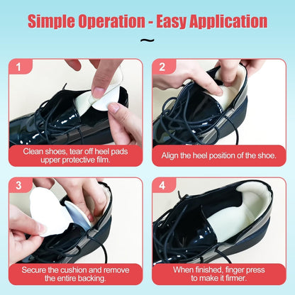 Soft Heel Cushion Pads Anti-slip Heel Protectors for Women & Men – image 6
