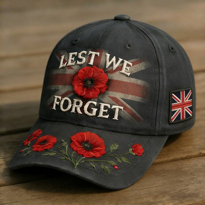 RememPride – Poppy Tribute Cap – AU / Most ChoiceBUY 2 & FREE SHIPPING / One size fits all(adjustable)