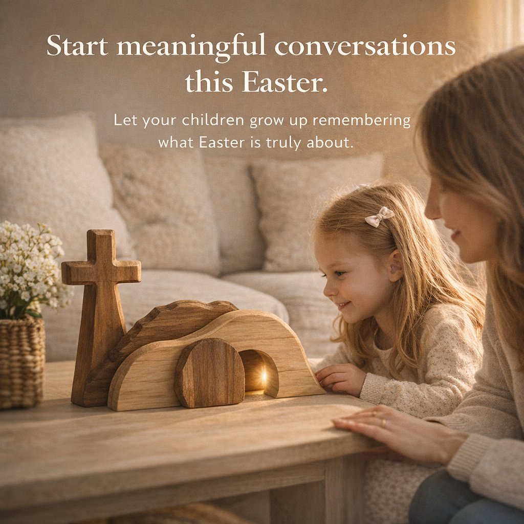 The Wooden Resurrection Cross & Empty Tomb That Reminds Your Family What Easter Is Really About – image 3