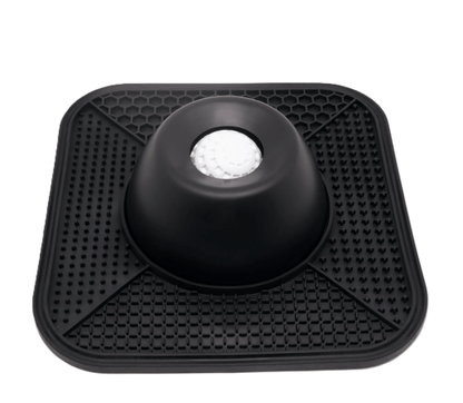 TreatMotion – 2-in-1 Lick Mat Feeding Toy – Black
