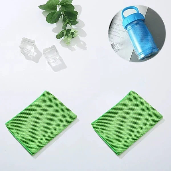 ChillWrap – Rapid Cooling Towel – Green / Green