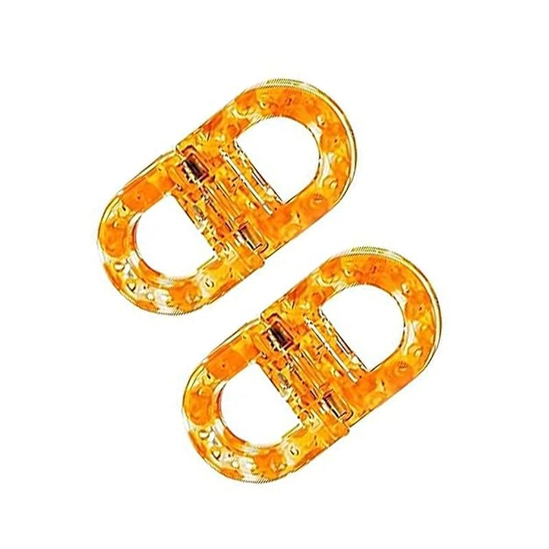 MagnaClip – Smart Magnetic Hair Clips – Orange (1 pair)