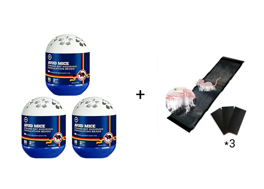 RodentGuard - Plant-Based Indoor Mouse Repellent Gel – BUY 2 GET 1 FREE (3PCS) / With 1 solar repeller