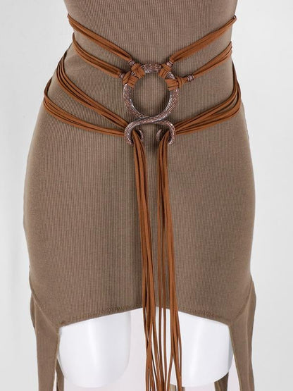 NordicForge – Viking Braided Leather Belt Set – image 6
