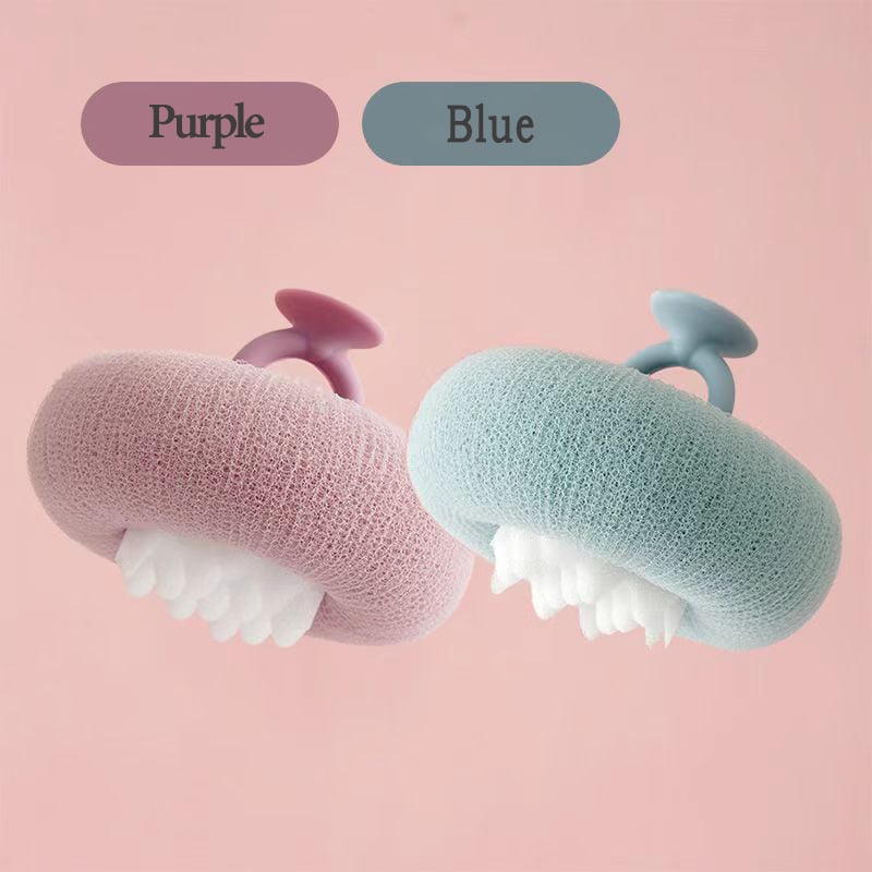 SpaPetal – Luxury Shower Sponge – Purple+Blue