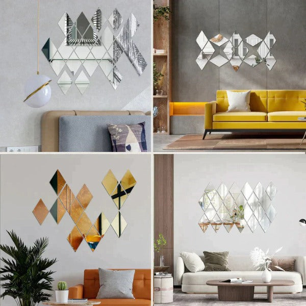 ReflectCraft – Modern Geometric Mirror Wall Art – image 9