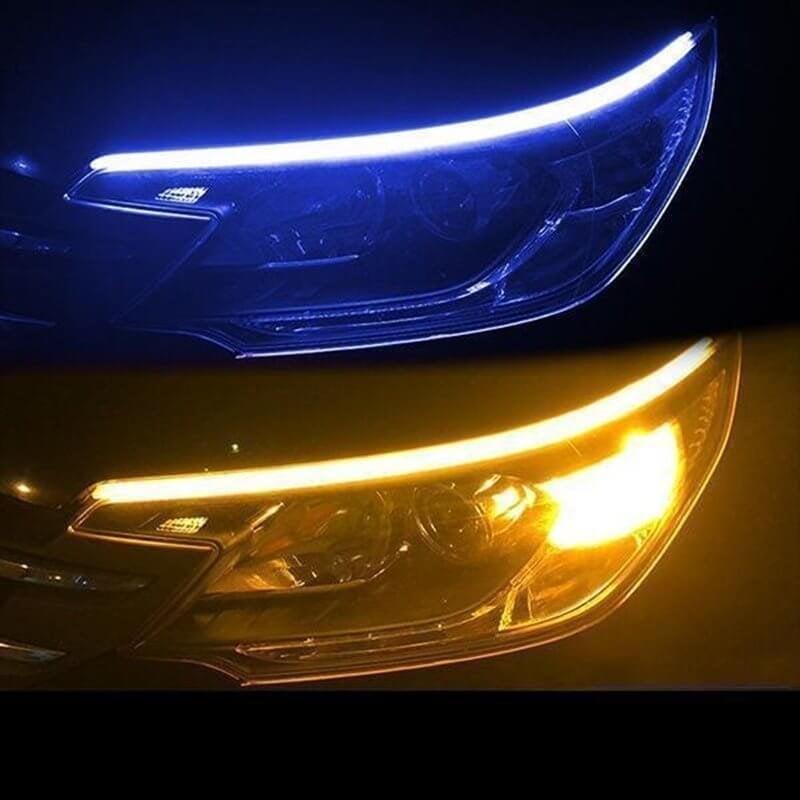 FlowBlink – LED Flow Type Car Signal Light – Blue to yellow light (1 Pair)