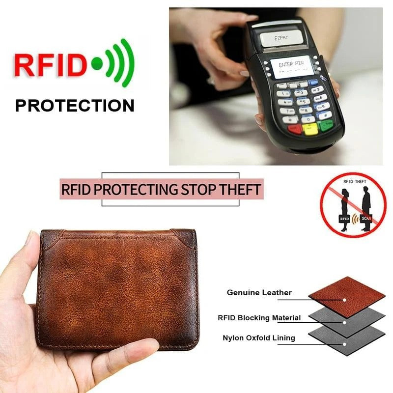 LumeVault – Premium Top-Grain Leather Security Wallet – image 3