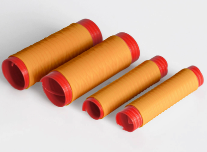 AirCushion Grip – Anti-Fatigue Bike Handles – Orange / Brake Lever Covers (1 Pair) + Handlebar Govers (1 Pair)