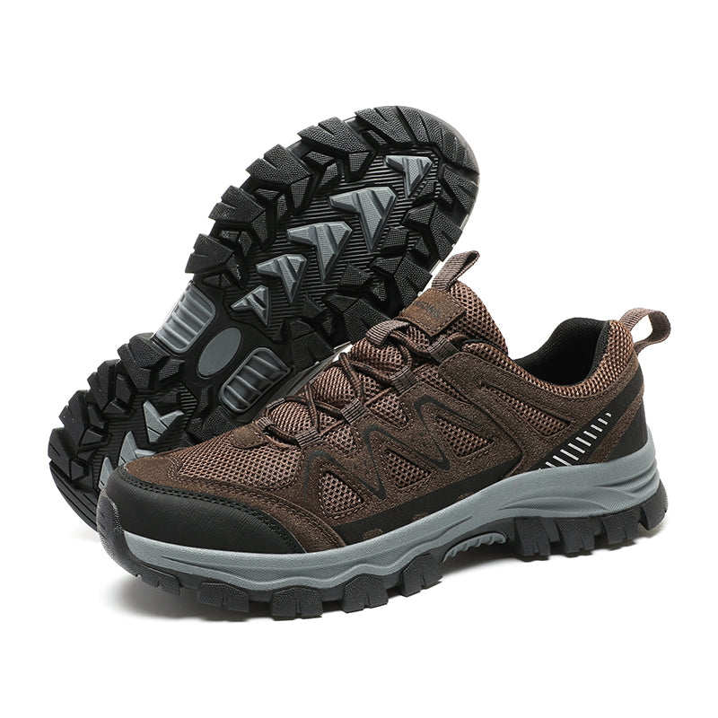 GripCore – Non-Slip Orthopedic Work & Outdoor Shoes – Brown / US 6.5