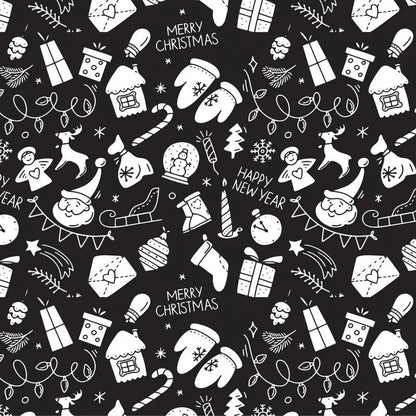 DoodleBlanket – 50×60 DIY Coloring Fleece Throw with 24 Marker Pens – Christmas