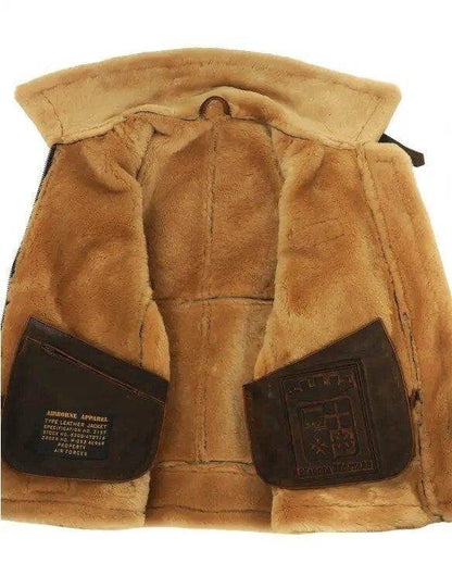 AeroFur – Aviator Shearling Jacket – image 8