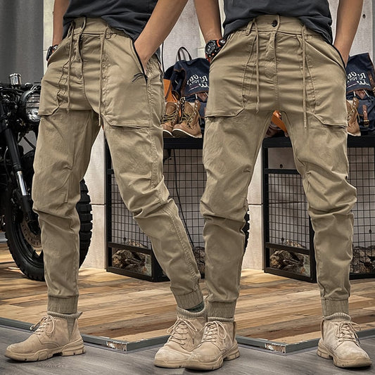 StreetCore – Men’s Straight Leg Jeans – Khaki / M