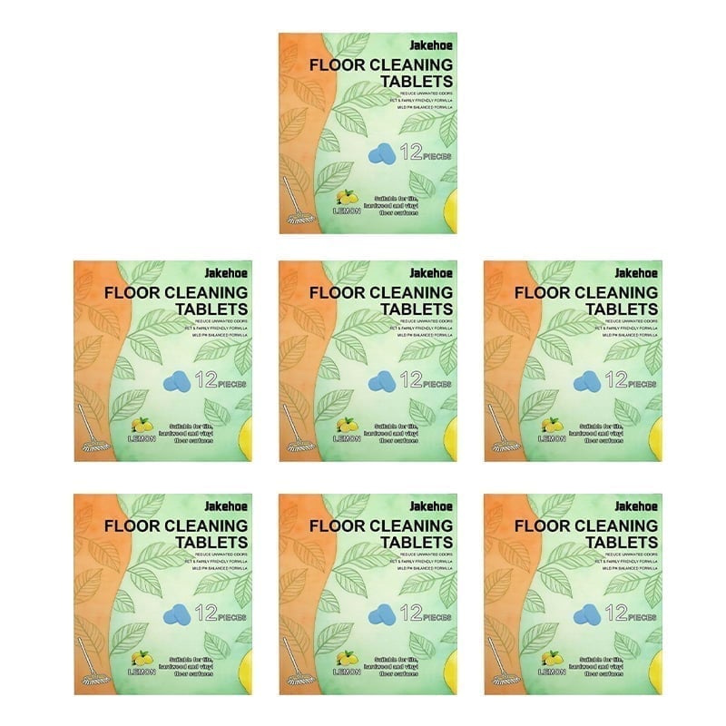 ShineTab – Effervescent Floor Cleaner Tablets – 7 packs (84 pcs)