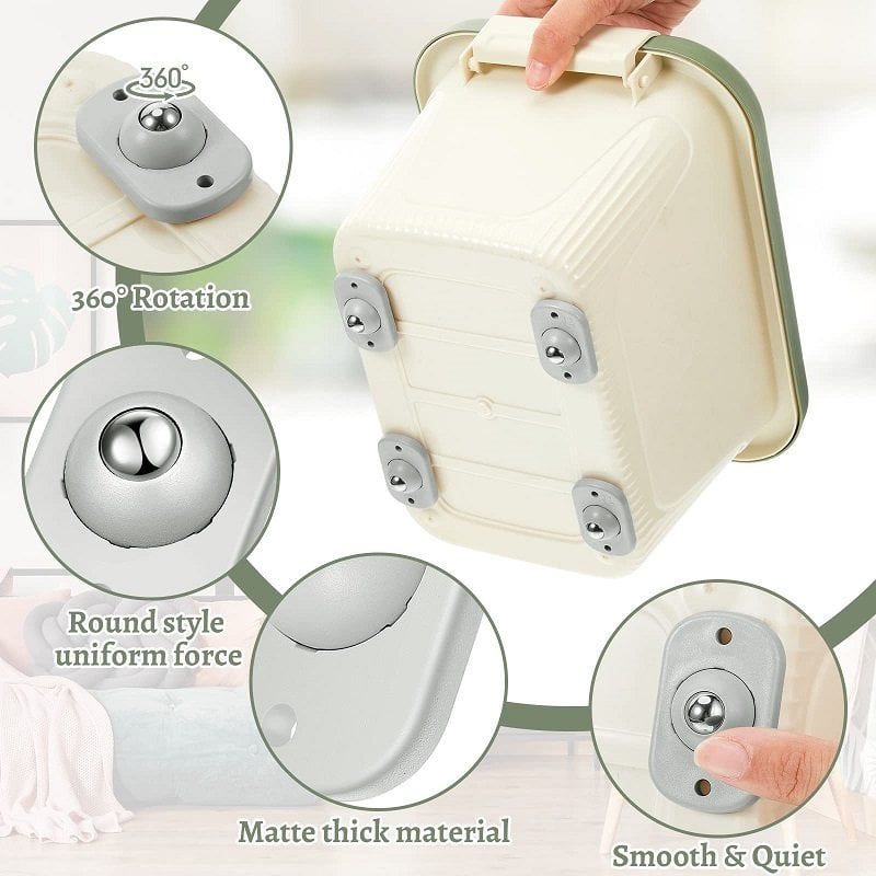 RollFix – Stainless Steel Adhesive Universal Wheel – image 3