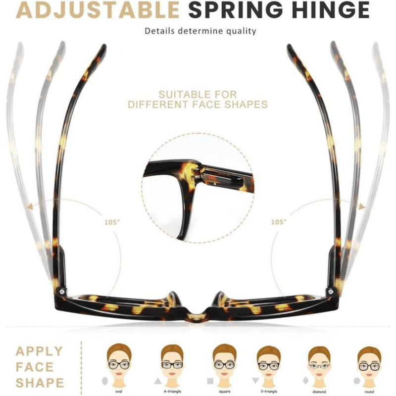 ReadEase – Tortoiseshell Blue Light Blocking Oversized Readers – image 6