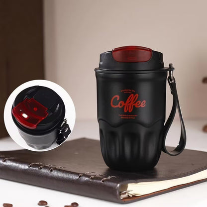 SipGuard – Portable Temperature Lock Coffee Flask – Black / Standard version
