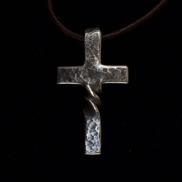 DivineTwist – Hand Forged Cross – image 3