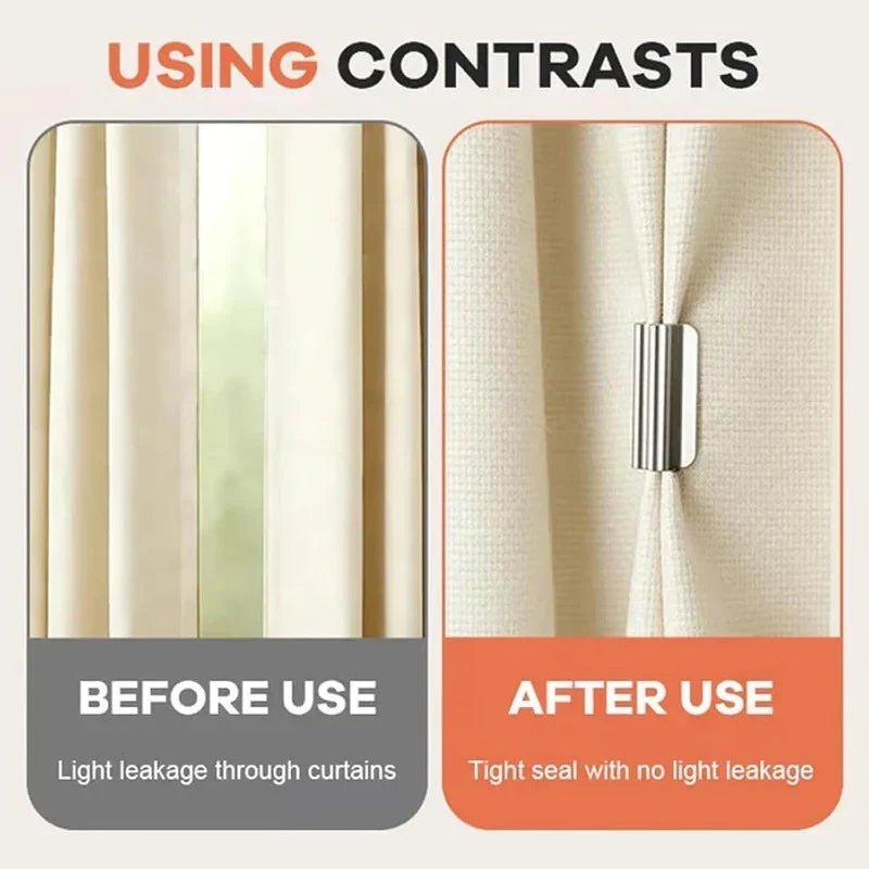 CurtainSnap – No-Drill Magnetic Curtain Holders – image 7