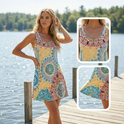 BreezeOra | Casual Sleeveless A-Line Summer Dress – image 3