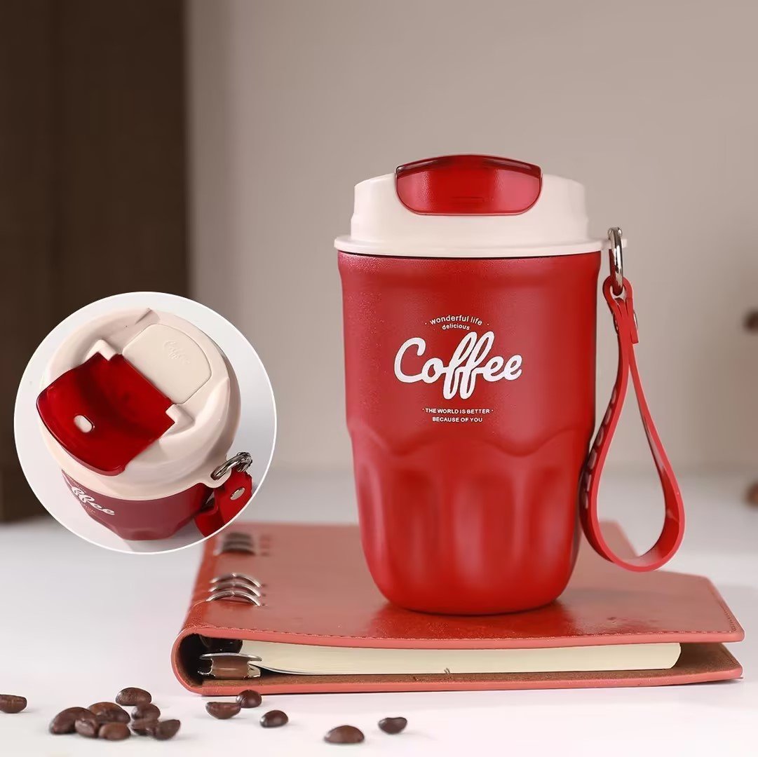 SipGuard – Portable Temperature Lock Coffee Flask – Red / Standard version