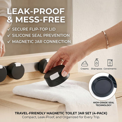 CarryCore – Leakproof Magnetic Toiletry Container Set – image 13