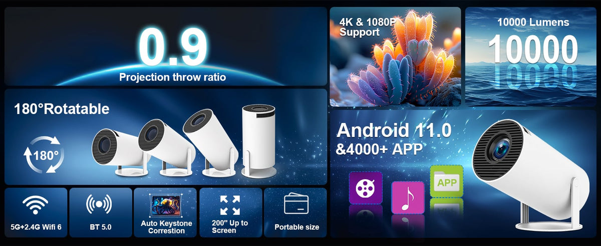 SkyBeam - Wireless Smart Game Projector – Big Screen Fun Anywhere – image 20