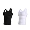 UltraFit – Slimming Compression Tank Top – Black+White / L