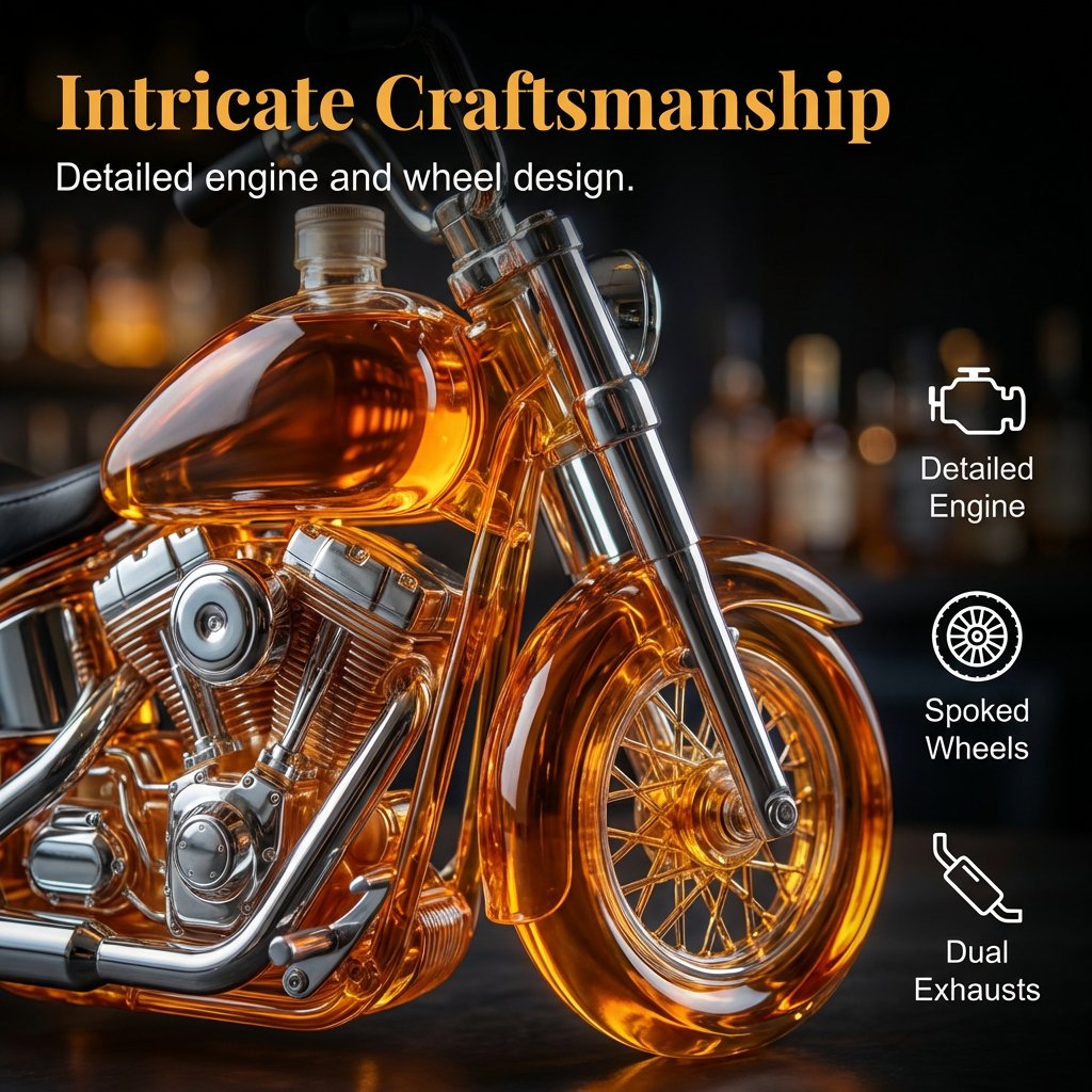 HighwayLegend – Motorcycle Display Decanter – image 3