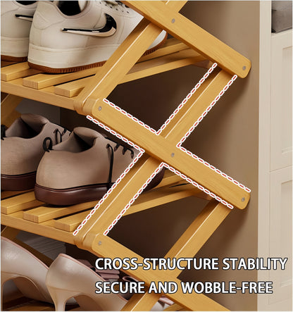 The 9-Tier No-Assembly Bamboo Rack ! – image 3