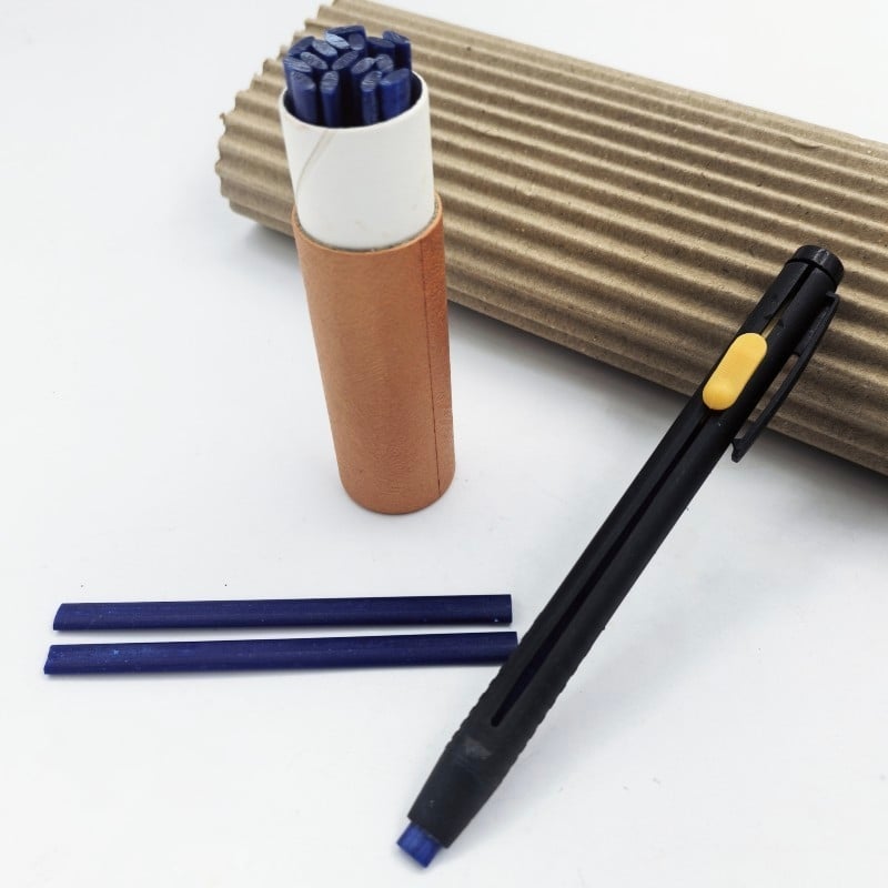ThreadMark – Heat-Sensitive Fabric Marker – Blue / Whole Set (1 Pen + 20 Premium Refills)
