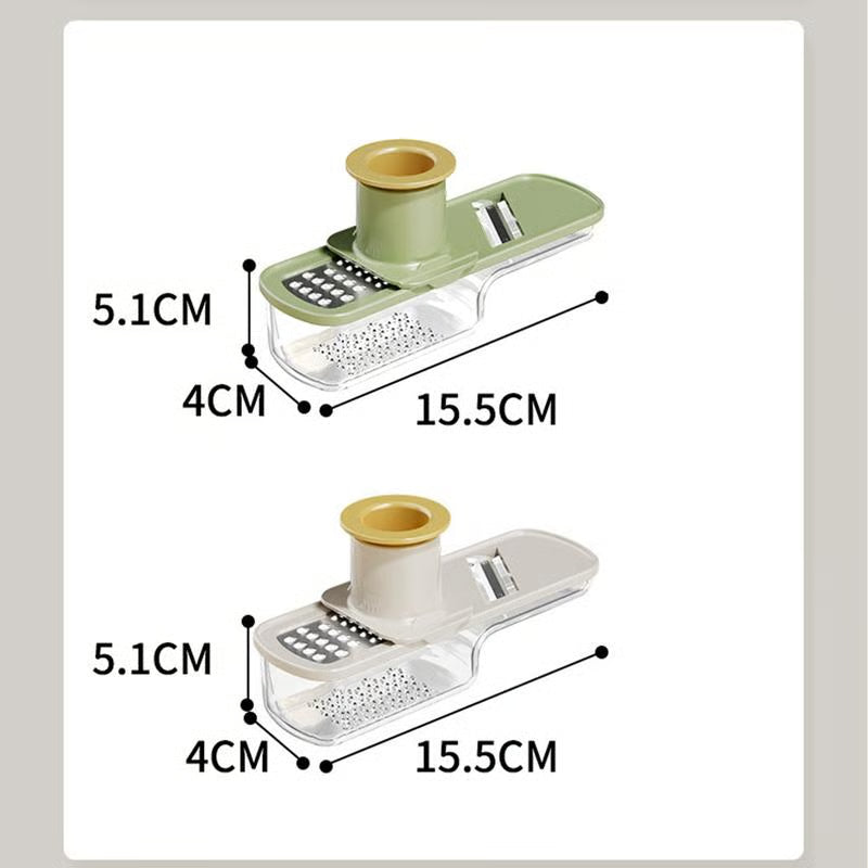 ChopCore – Multi-Function Kitchen Slicer – Beige+Green