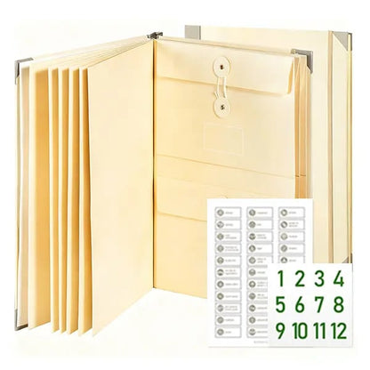 SwiftSort - Expandable Document Folder – Yellow