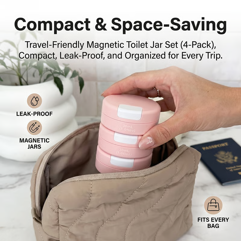 CarryCore – Leakproof Magnetic Toiletry Container Set – image 16