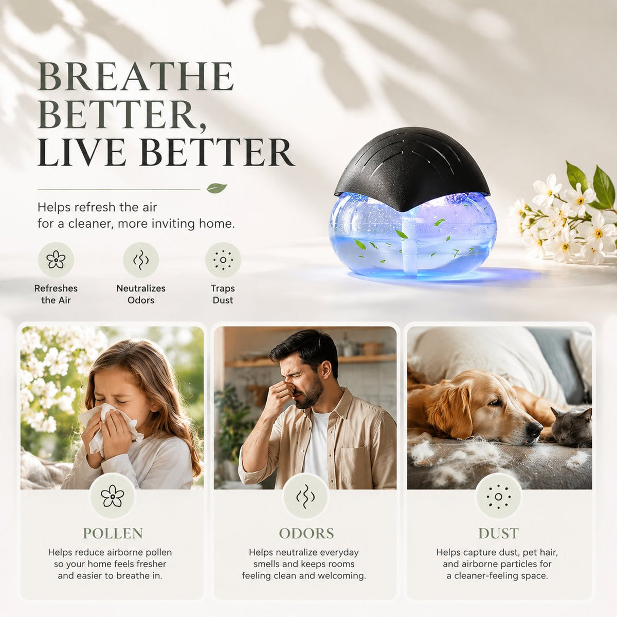 AeroBloom – Fresh Air Revitalizer Diffuser – image 6