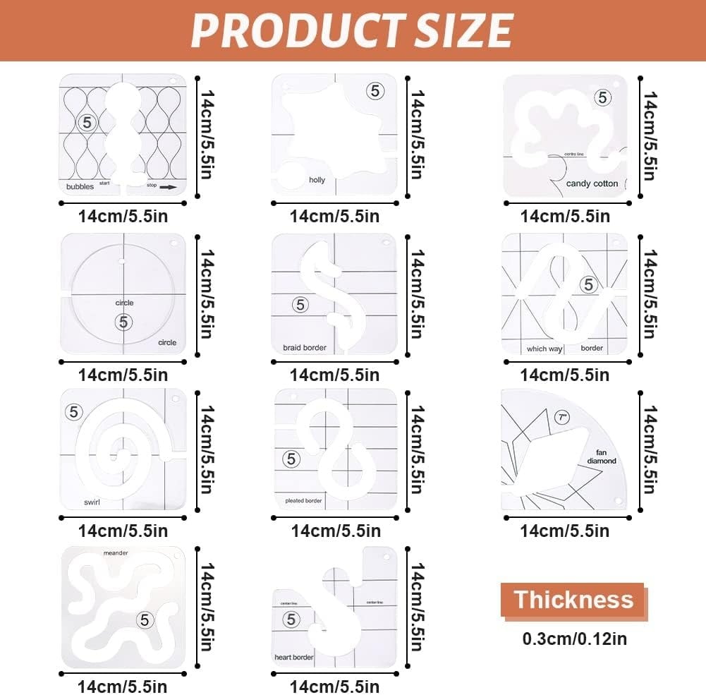 StitchGuide – Free Motion Garment Ruler Set – image 17