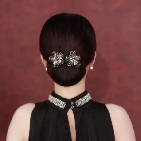 QuickTwist - Stylish and Quick Hairband – Crystal Flower