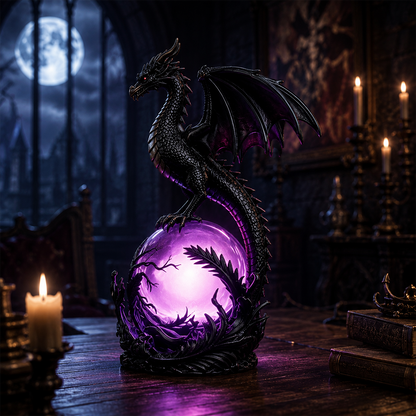 DragonGlow – Mystic Crystal Orb Lamp – image 13