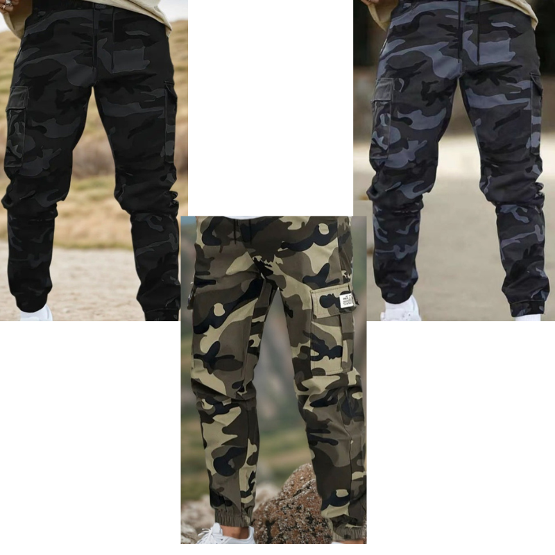 StrikeForce – Heavy-Duty Multi-Utility Tactical Pants – Black+Gray+Khaki (Free shipping  Save $10 ) / S