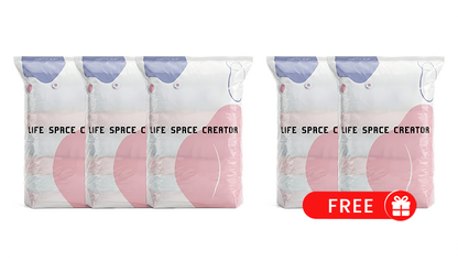 VacuFlex – No-Pump Closet Organizer Bags – 100*80*38cm / Buy 3 Get 2 Free