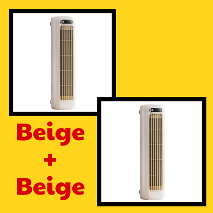 ChillMate – Portable Air Cooler – Set 2 (Beige+Beige) / Rechargeable Version